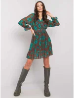 Šaty DHJ SK 12220 3.51P hnědá Šaty DHJ SK 12220 3.51P hnědá