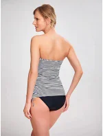 Vrchní díl plavek Tankiny Anya Stripe SW0891 černá bílá - Panache Vrchní díl plavek Tankiny Anya Stripe SW0891 černá bílá - Panache