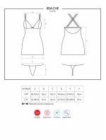 Romantická košilka 854 - CHE - Obsessive Romantická košilka 854 - CHE - Obsessive