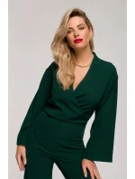 Dámský overal K147 tm. zelená - Makover