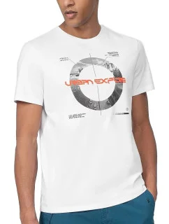 Pánské tričko H4L22-TSM014-10S bílá - 4F S