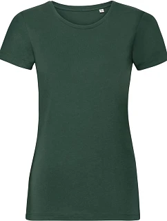 Russell Athletic 108F Dámské tričko Pure Organic 10.108F bottle green