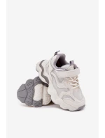 Dětské Tenisky Na Silné Podešvi Bílé Lianees