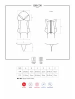 Korzet 838-COR corset - Obsessive Korzet 838-COR corset - Obsessive