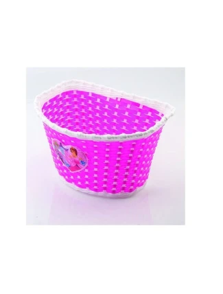 Přední plastový košík na kolo růžový Daisy Baby