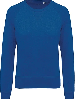 Kariban K 481 Dámská raglánová mikina z bio bavlny 20.K481 ocean blue heather