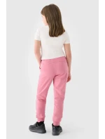 Dívčí Dresové Kalhoty Joggery 4F Růžové 4FJWMM00TTROF0828-56S Dívčí Dresové Kalhoty Joggery 4F Růžové 4FJWMM00TTROF0828-56S