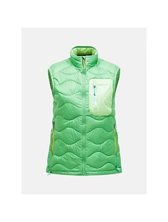 Dámská péřová vesta PEAK PERFORMANCE W Helium Utility Down Vest, zelená