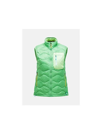 Dámská péřová vesta PEAK PERFORMANCE W Helium Utility Down Vest, zelená Dámská péřová vesta PEAK PERFORMANCE W Helium Utility Down Vest, zelená