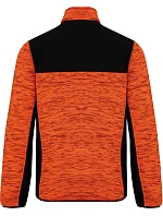 WK WK 9108 Pánská pracovní pletená fleecová bunda 20.9108 fluorescent orange melange/black
