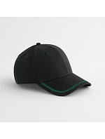 Beechfield B 166R 6 panelová kšiltovka "Match Day" 53.166R black/kelly green Beechfield B 166R 6 panelová kšiltovka "Match Day" 53.166R black/kelly green