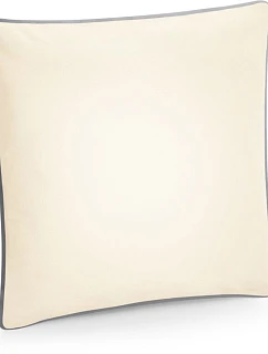 Westford Mill W 355 Fairtrade povlak na polštář s lemováním 50.0355 natural/light grey