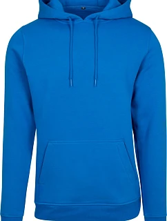 Build your Brand BY 011 Mikina s kapucí z těžké bavlny 56.0011 cobalt blue
