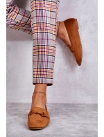 Semišové mokasíny se zdobením velbloudí Santi