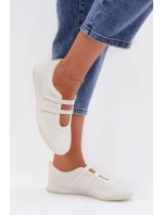 Sportovní dámské baleríny S Paskami Bílé Farvessa