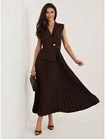 Šaty IT SK 21558.03 tmavě hnědé