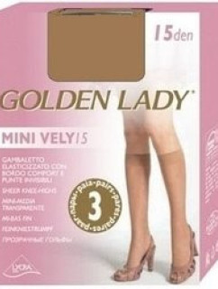 Dámské podkolenka MINI VELY (3páry) 15 den - Golden Lady