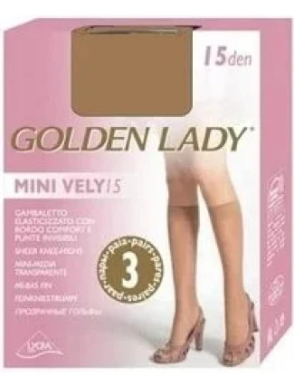 Dámské podkolenka MINI VELY (3páry) 15 den - Golden Lady Dámské podkolenka MINI VELY (3páry) 15 den - Golden Lady