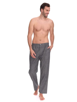 Pánské pyžamové kalhoty 2535 Zeus šedé - L&L