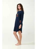 Vamp - Vánoční noční košile s potiskem skotského teriéra 21512 - Vamp Vamp - Vánoční noční košile s potiskem skotského teriéra 21512 - Vamp