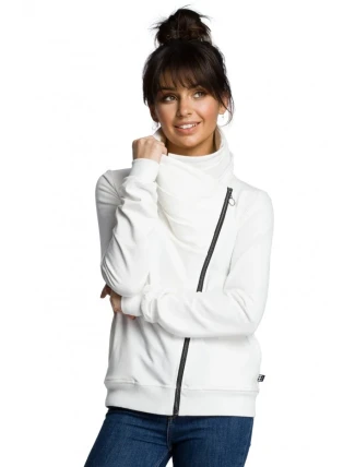 B071 Mikina na zip - ecru barva B071 Mikina na zip - ecru barva