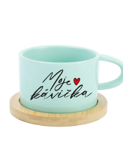 MOJE KÁVIČKA - mint hrníček makronka 200 ml