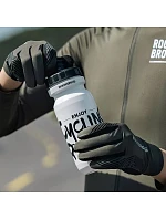 Cyklistické rukavice Rockbros 16110006002 tlumení velikost M - zelená/černá