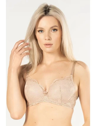 Dámská push-up podprsenka VICTORIA Mocca - Nipplex Dámská push-up podprsenka VICTORIA Mocca - Nipplex