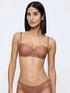 Dámská podprsenka Signature Sheer WDP - BROWN - hnědá 6901 - Triumph