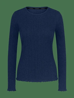 Versatile Rib Top LSL - Blue - TRIUMPH Blue - TRIUMPH