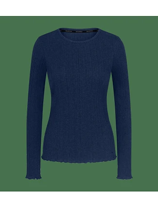 Versatile Rib Top LSL - Blue - TRIUMPH Blue - TRIUMPH Versatile Rib Top LSL - Blue - TRIUMPH Blue - TRIUMPH