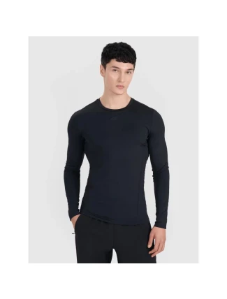 Pánské rychleschnoucí tréninkové tričko s dlouhým rukávem 4F 4FWMM00TFLOM507-20S pánské Pánské rychleschnoucí tréninkové tričko s dlouhým rukávem 4F 4FWMM00TFLOM507-20S pánské