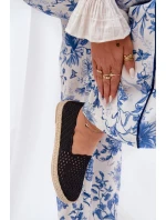 Dámské Espadrilky S Pletením Vinceza 13625 Černé