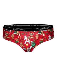 Dámské kalhotky John Frank WJFD-H52-CH-RED PARTY