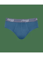 Pánské slipy sloggi men Start Midi C2P box modré Sea Blue Light Combination - SLOGGI