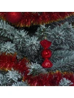 PLASTOVÉ TVAROVÁNÍ CETKY BEZPEČNÉ CUKROVÍ 6KS SLÍDA ČERVENÁ