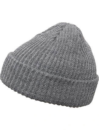 Flexfit 1502RB Žebrovaná pletená čepice 55.02RB heather grey