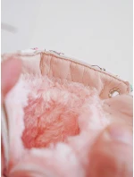 Dětské zateplené boty na zip Růžové Dolida Dětské zateplené boty na zip Růžové Dolida