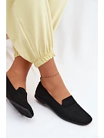 Materiálové Dámské Mokasiny Černé Dorielle