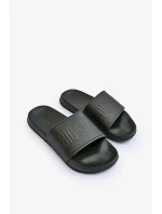 Lehké pánské pěnové žabky Big Star Tmavě zelená Lehké pánské pěnové žabky Big Star Tmavě zelená