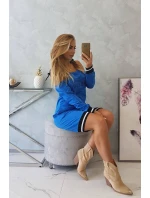 Chrpové šaty Tres Chic