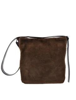 Kožešinová Kabelka Big Star OO574035 Hnědá