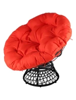 ZAHRADNÍ KŘESLO OTOČNÉ O 360 STUPŇŮ S ČERVENÝM POLŠTÁŘEM ZAHRADNÍ KŘESLO OTOČNÉ O 360 STUPŇŮ S ČERVENÝM POLŠTÁŘEM