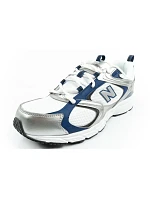 New Balance 408 pánské sportovní tenisky módní pohodlné bílé stříbrné