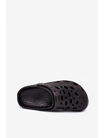Dámské černé pěnové pantofle s chodidly Parker Dámské černé pěnové pantofle s chodidly Parker