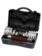 Činky a popruhy v kufříku 2 v 1 SGP30 HMS 2x15 kg