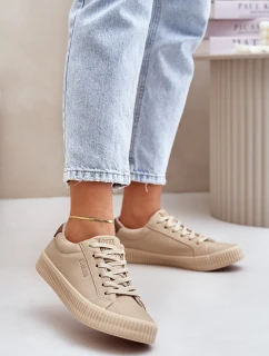 Zateplené Dámské Tenisky Big Star OO274A461 Béžové