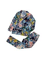 Dámské pyžamo 175/099 tm. modré s motýly - Karol