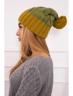 Paris fleecová čepice K213 kiwi+turquoise