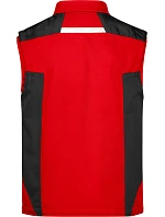 Daiber JN 845 Pracovní vesta - Strong 02.0845 red/black